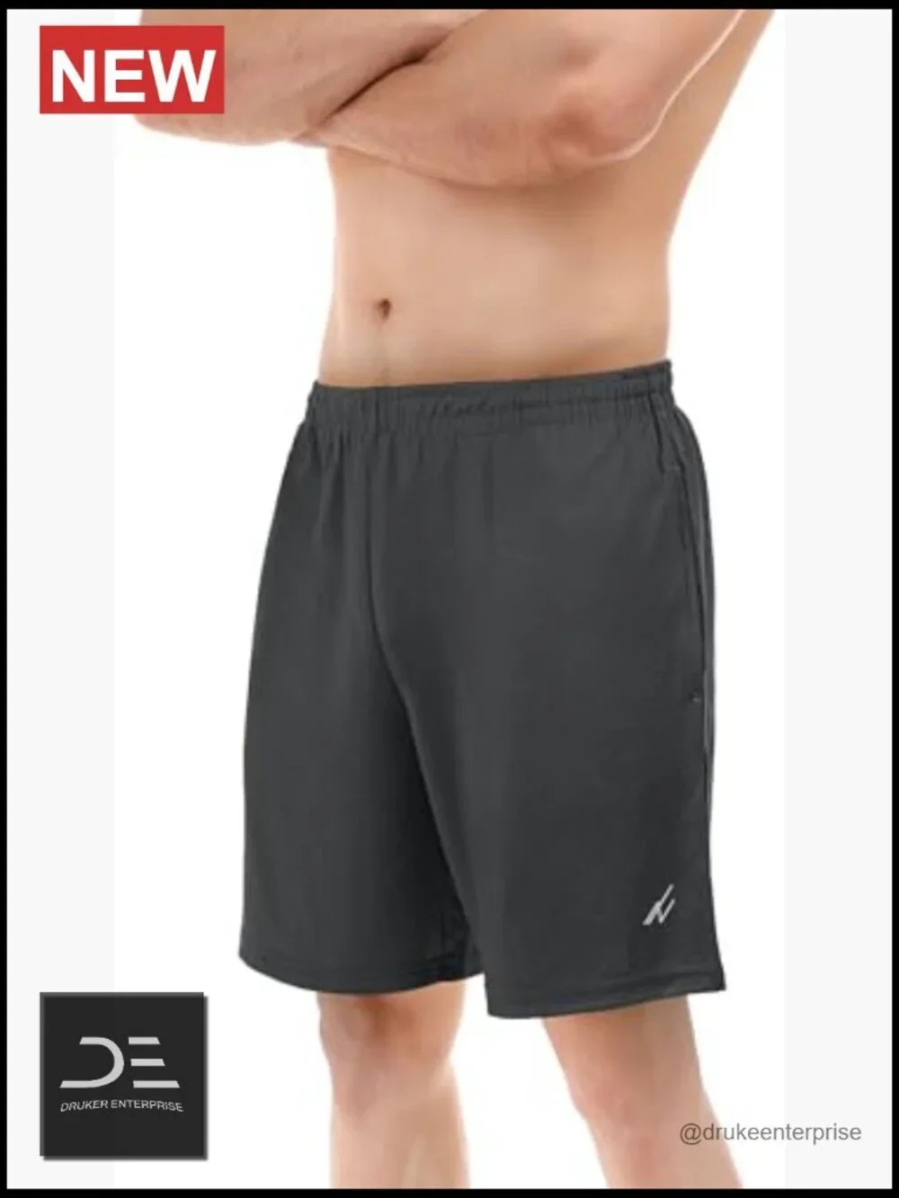 Men's Quick Dry Athletic Shorts with Pockets, Loose Fit Lightweight Running